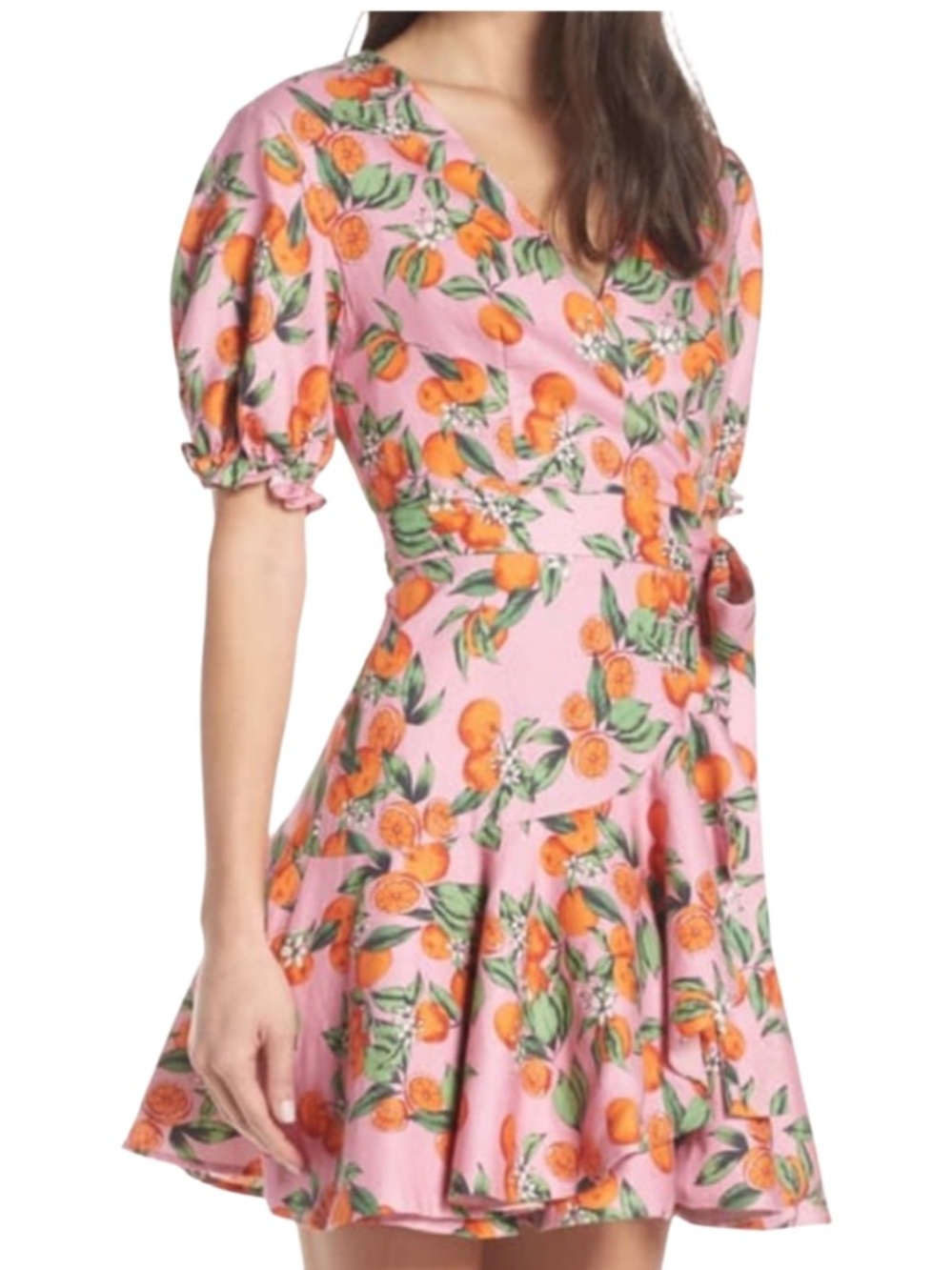 Finders Keepers Aranciata Wrap Dress Size Small